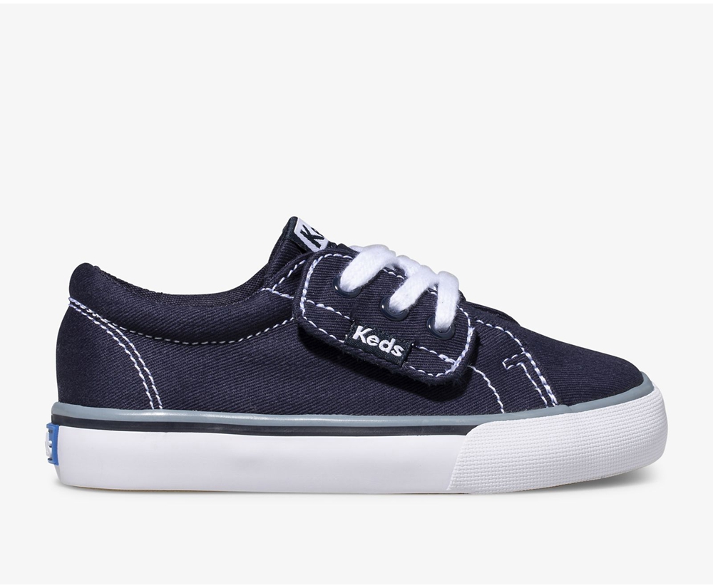 Keds Sneaker Kinder Navy - Jump Kick Jr. Segeltuch - UMJ-789036